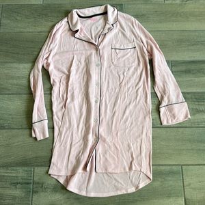 Victoria’s Secret button front pajama shirt dress